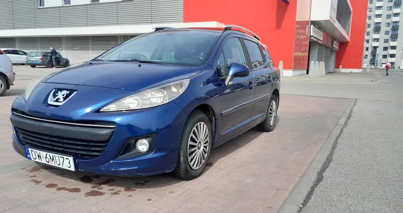 wrocław Peugeot 207 cena 12500 przebieg: 215470, rok produkcji 2010 z Wrocław